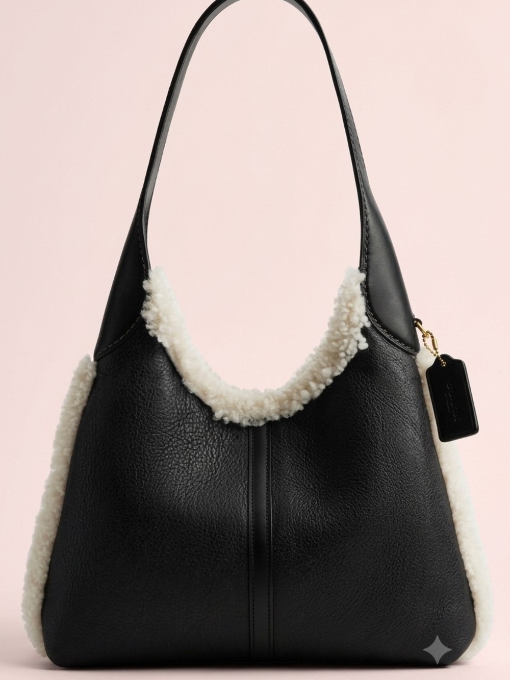 NWT Black Coach Brooklyn-Shoulder Bag 28"